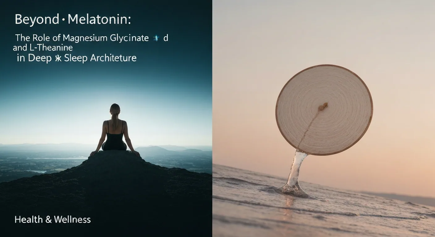 Beyond Melatonin: The Role of Magnesium Glycinate and L-Theanine in Deep Sleep Architecture