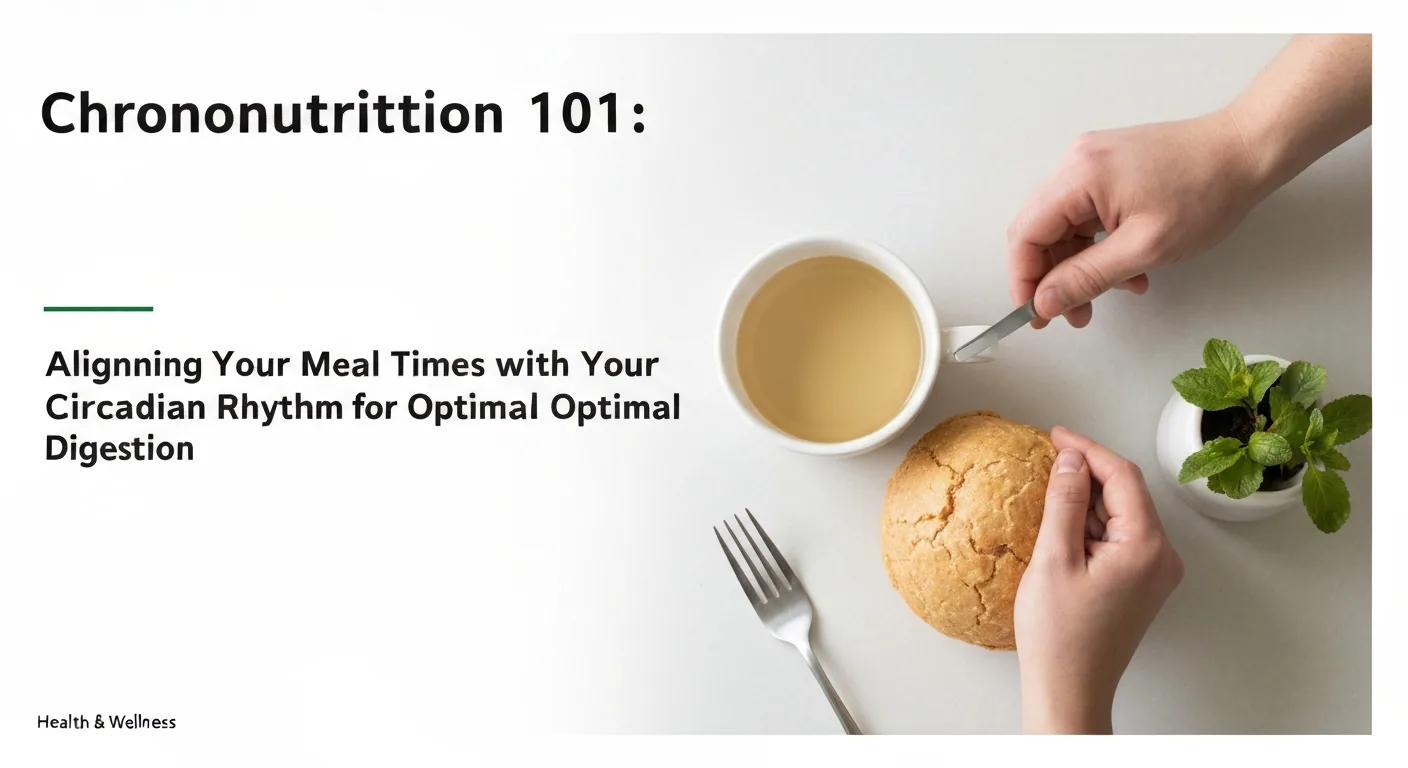 Chrononutrition 101: Aligning Your Meal Times with Your Circadian Rhythm for Optimal Digestion