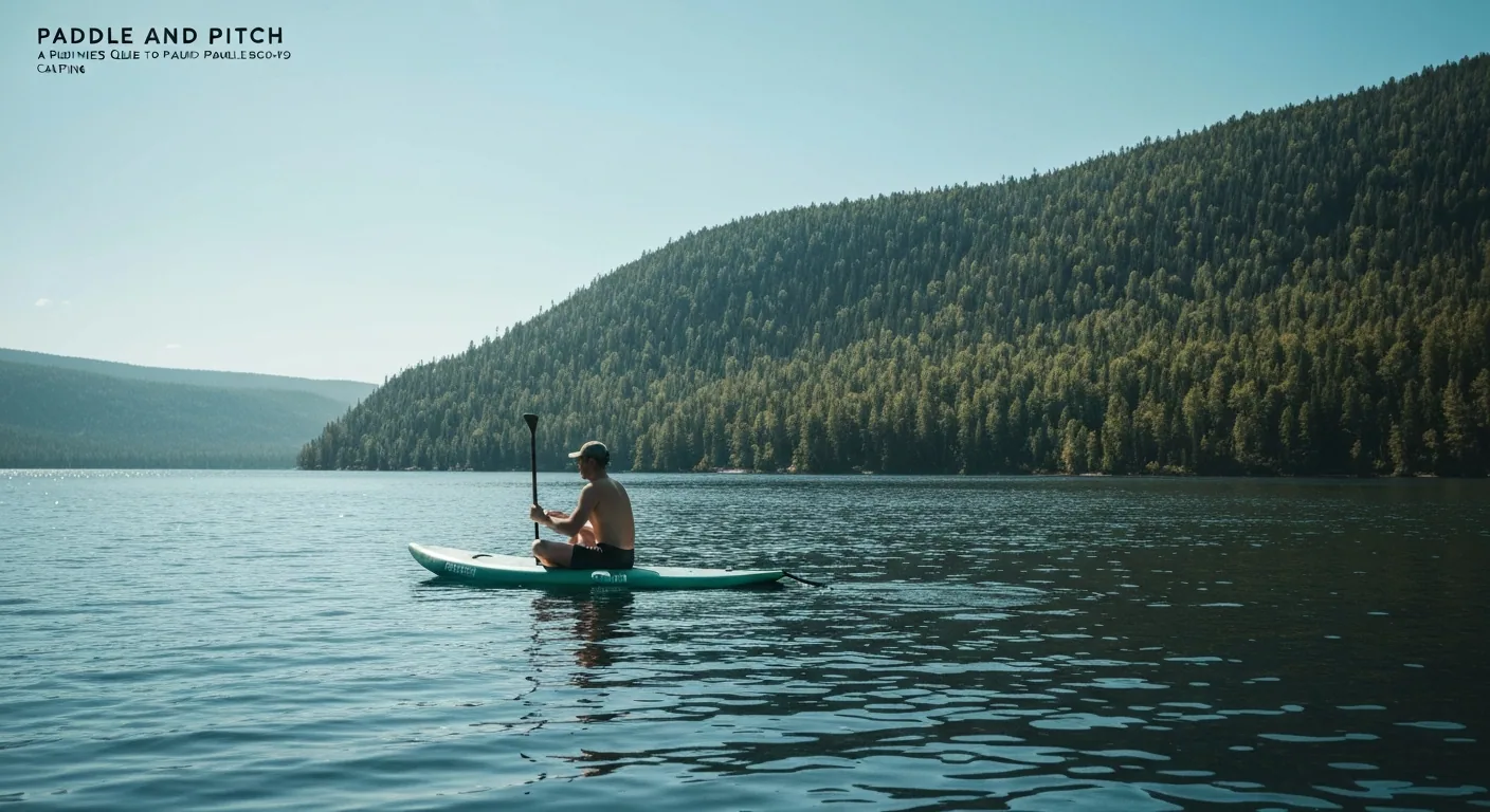 Paddle and Pitch: A Beginner's Guide to Stand-Up Paddleboard Camping
