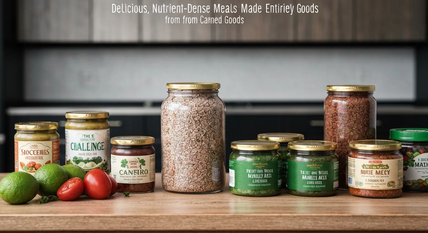 The $15 Pantry Challenge: Delicious, Nutrient-Dense Meals Made Entirely from Canned Goods
