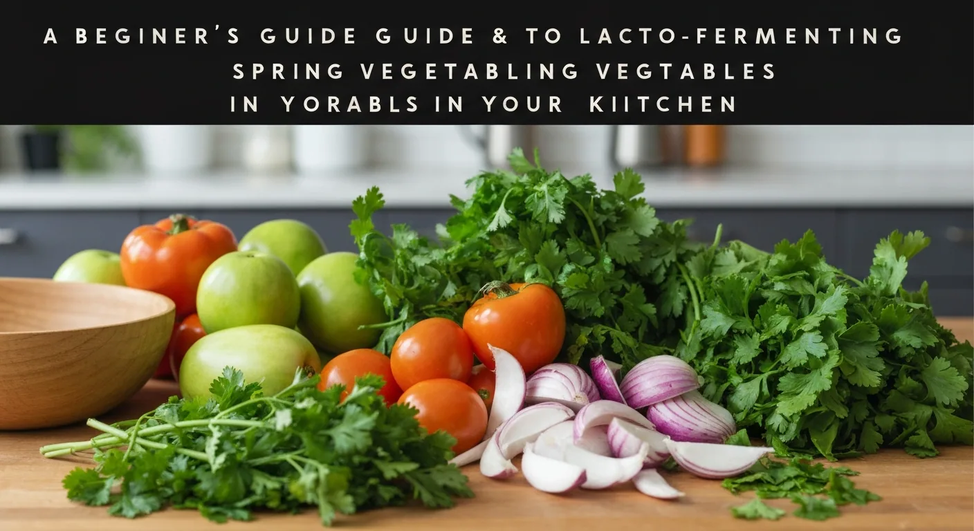 A Beginner's Guide to Lacto-Fermenting Spring Vegetables in Your Own Kitchen