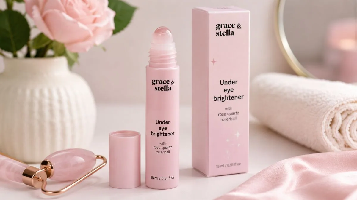 Grace & Stella Rose Quartz Under Eye Brightener: A Refreshing Boost for Tired Eyes